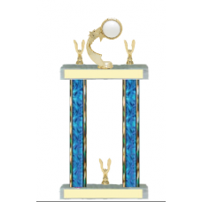 Trophies - #F-Style Volleyball Ribbon Star